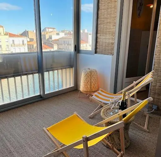 Appartamento En Couleurs ! T2 / Vue Canal / Balnéo / Pkg Sète